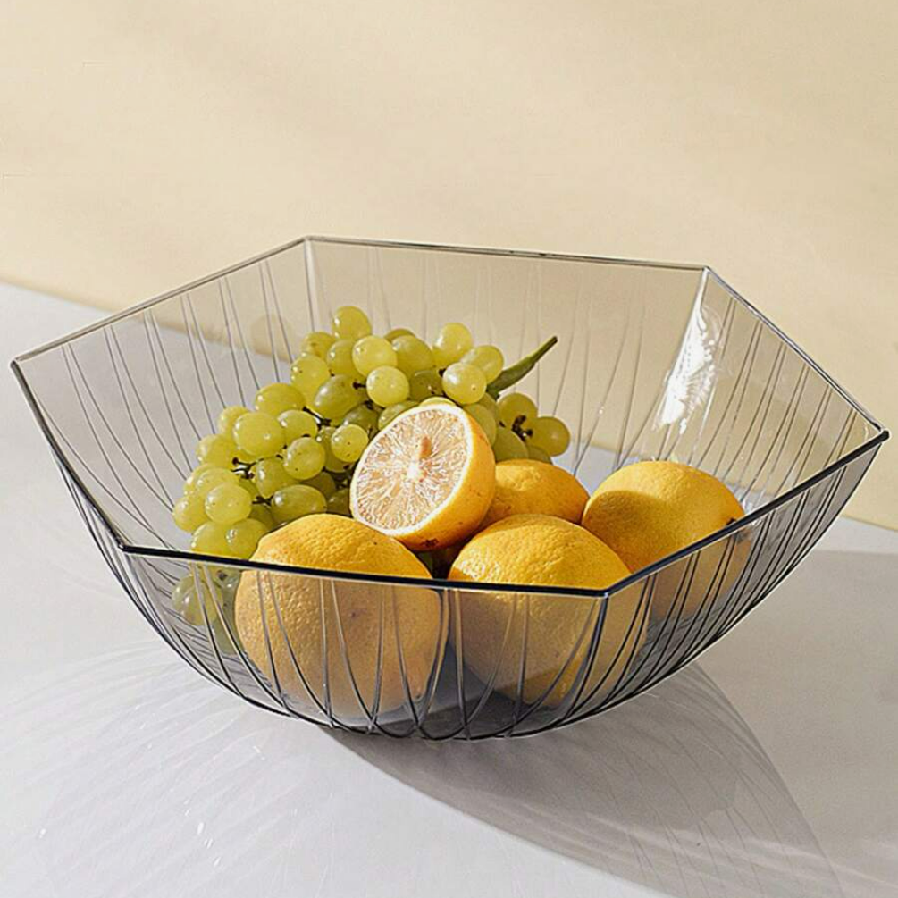 1 clear plastic bowl for Christmas gift